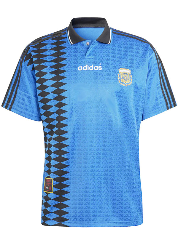 Argentina away retro jersey maradona 1994 usa world cup men's maillot match 2ed sportwear football shirt
